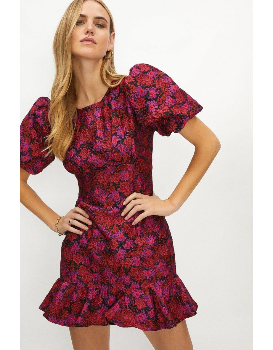 Jacquard Mini Dress