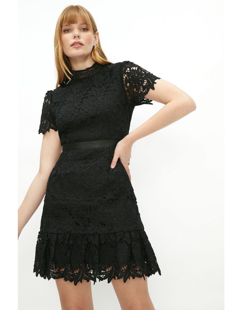 Coast black lace dress online