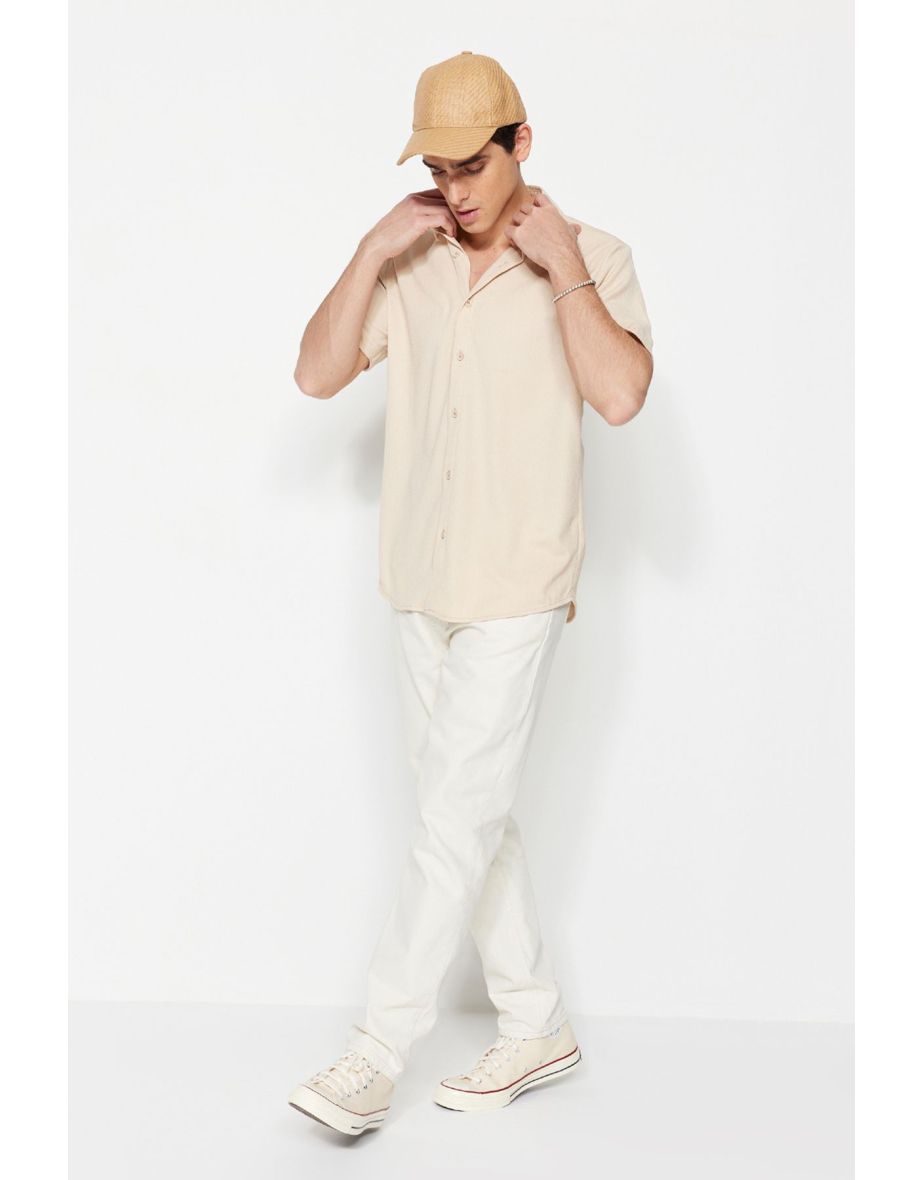 Shirt - Beige - Regular fit