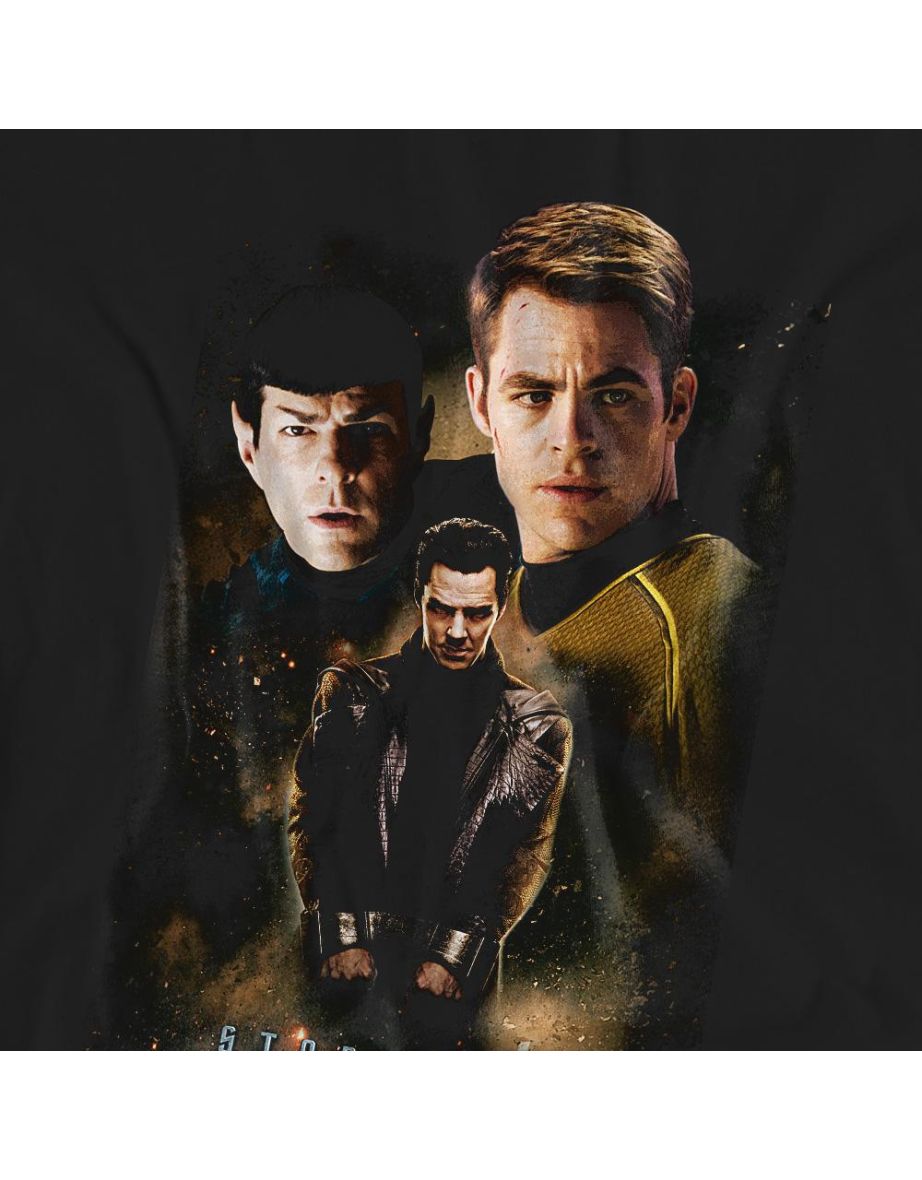Star Trek: Into Darkness Unisex Adult Aftermath T-Shirt - Black - 3