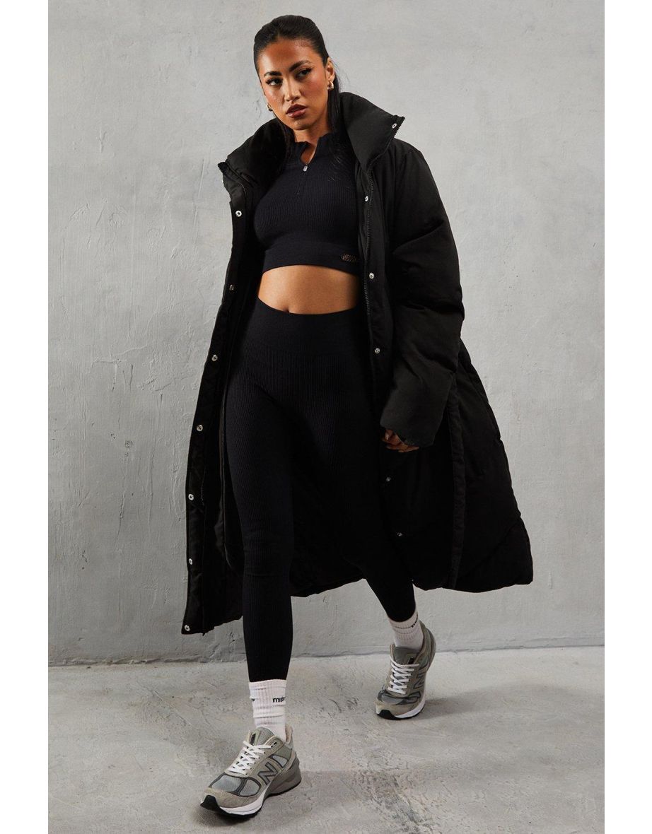Padded Maxi Duvet Coat