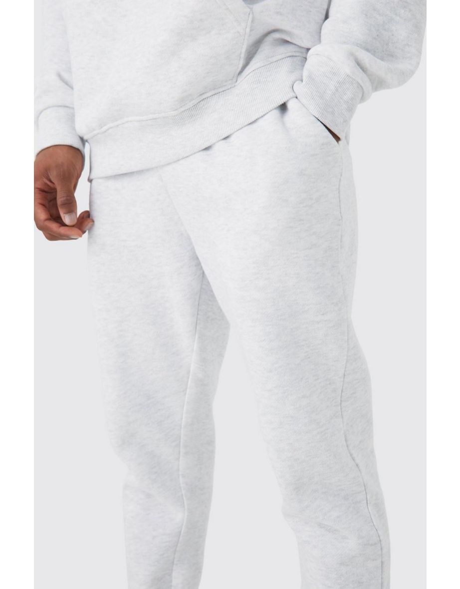 Basic Skinny Fit Jogger - grey marl - 2