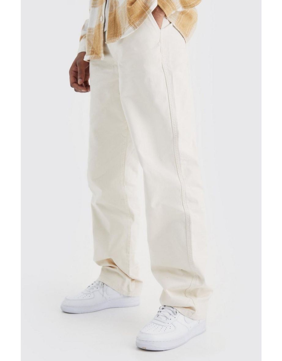 Tall Relaxed Chino Trouser - ecru