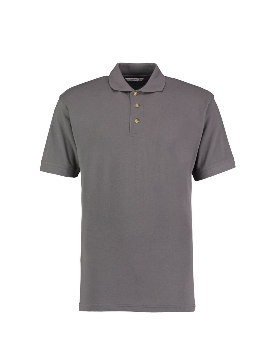 Kustom Kit Workwear Mens Short Sleeve Polo Shirt - Graphite