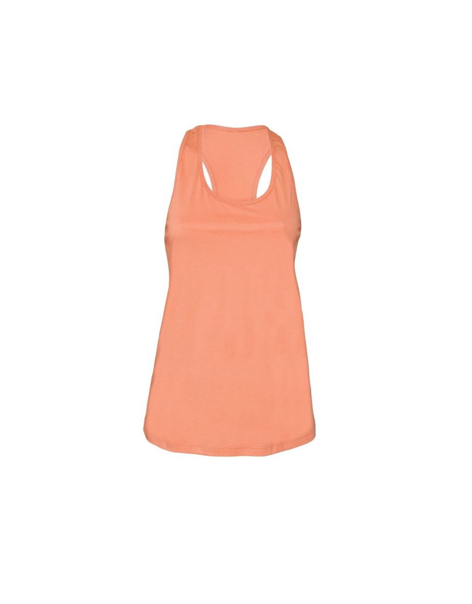 Bella + Canvas Womens/Ladies Jersey Racerback Tank Top - Sunset