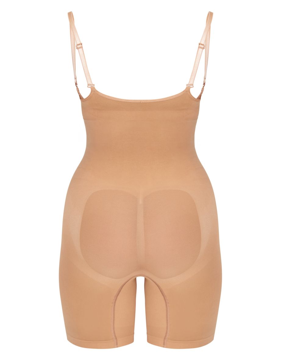Nude Underbust Shapewear Bodysuit - 5