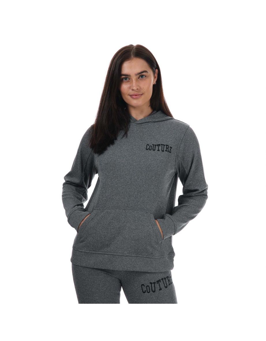 Women's Couture Club Ribbed Varsity Hoody in Grey