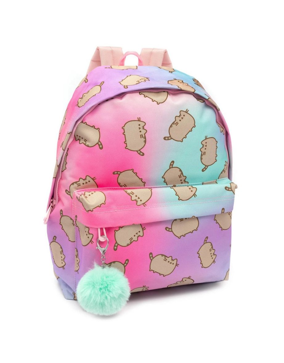 Pusheen Ombre All-Over Print Backpack - Pink/Purple/Blue