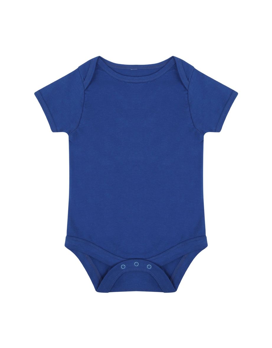 Larkwood Baby Boys/Girls Essential Short Sleeve Bodysuit - Royal Blue - 1