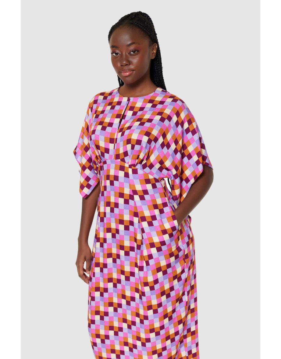 Closet London Lilac Purple A-Line Dress - 3