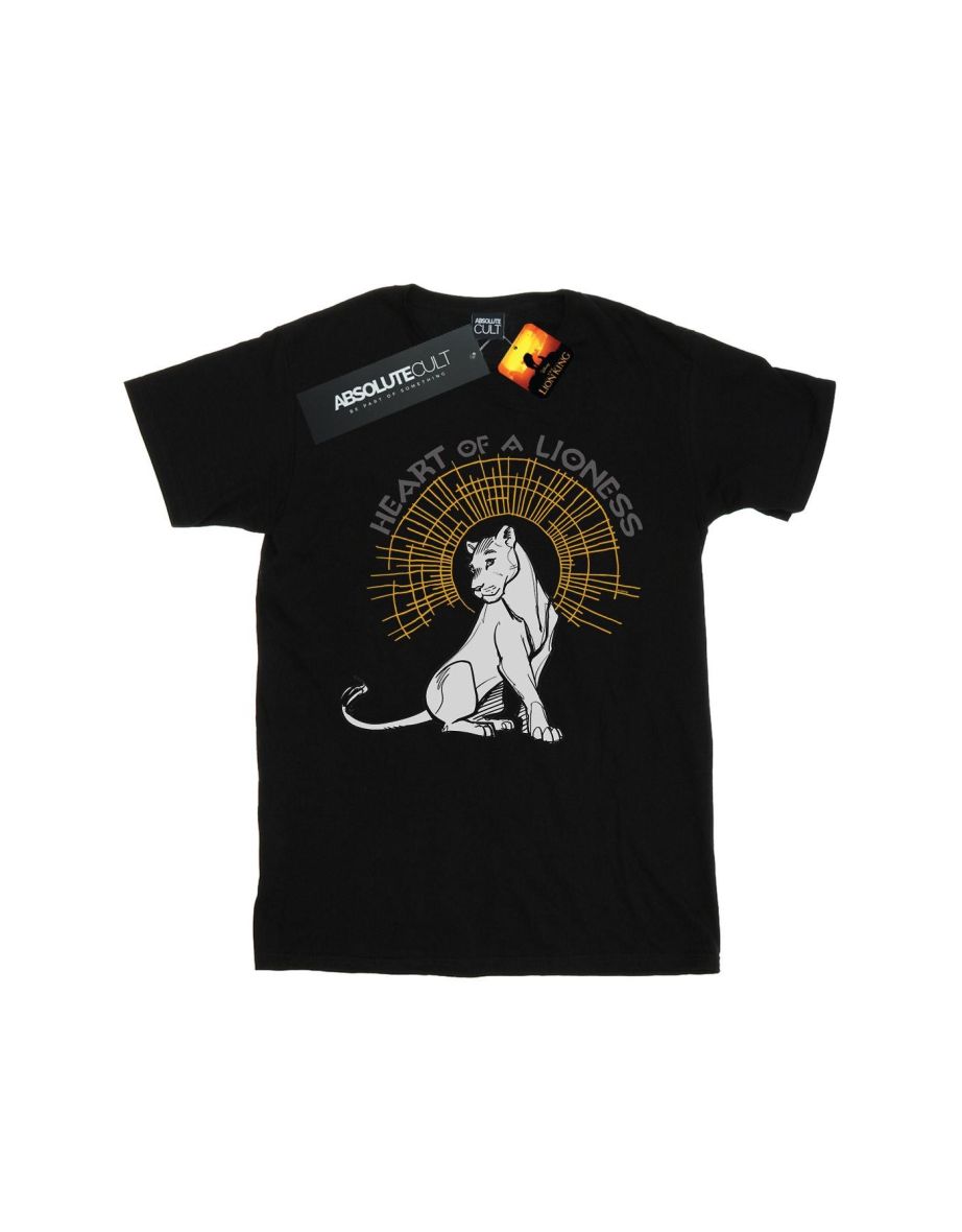 Disney Womens/Ladies The Lion King Movie Heart Of A Lioness Cotton Boyfriend T-Shirt - 1