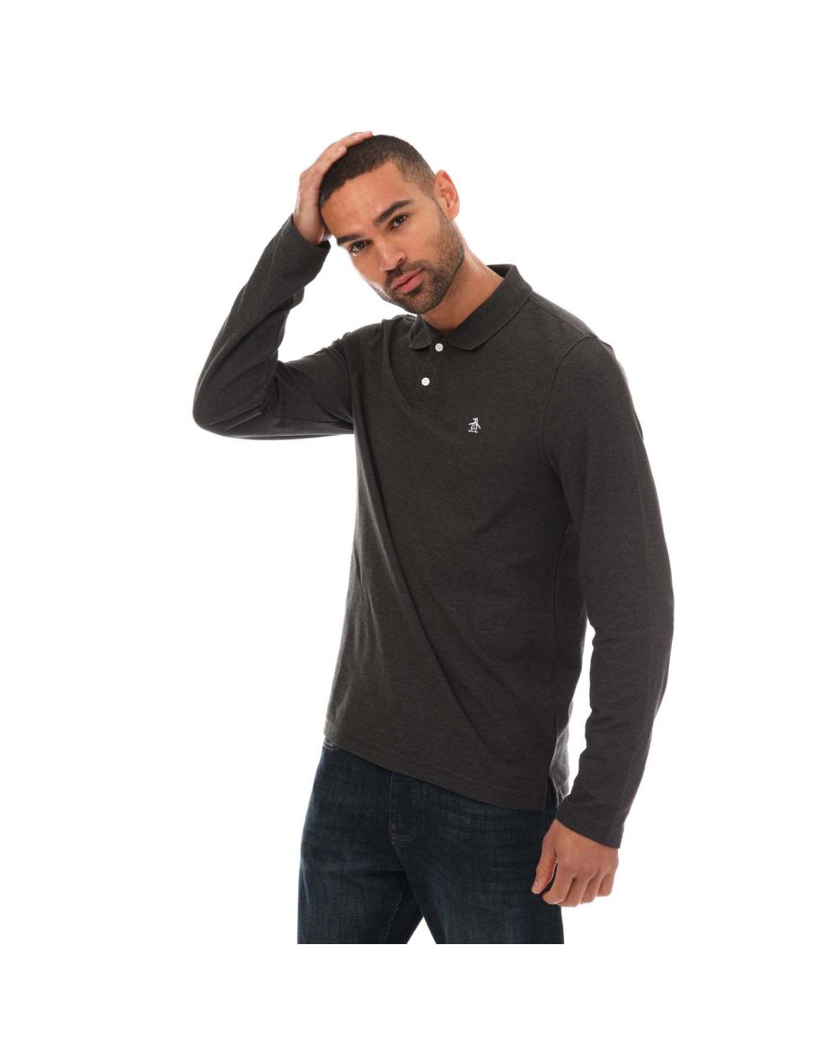 Original penguin on sale long sleeve polo