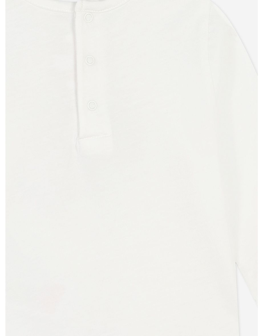 Chloé Baby Girls Long Sleeve Spiral T-Shirt in White - 3