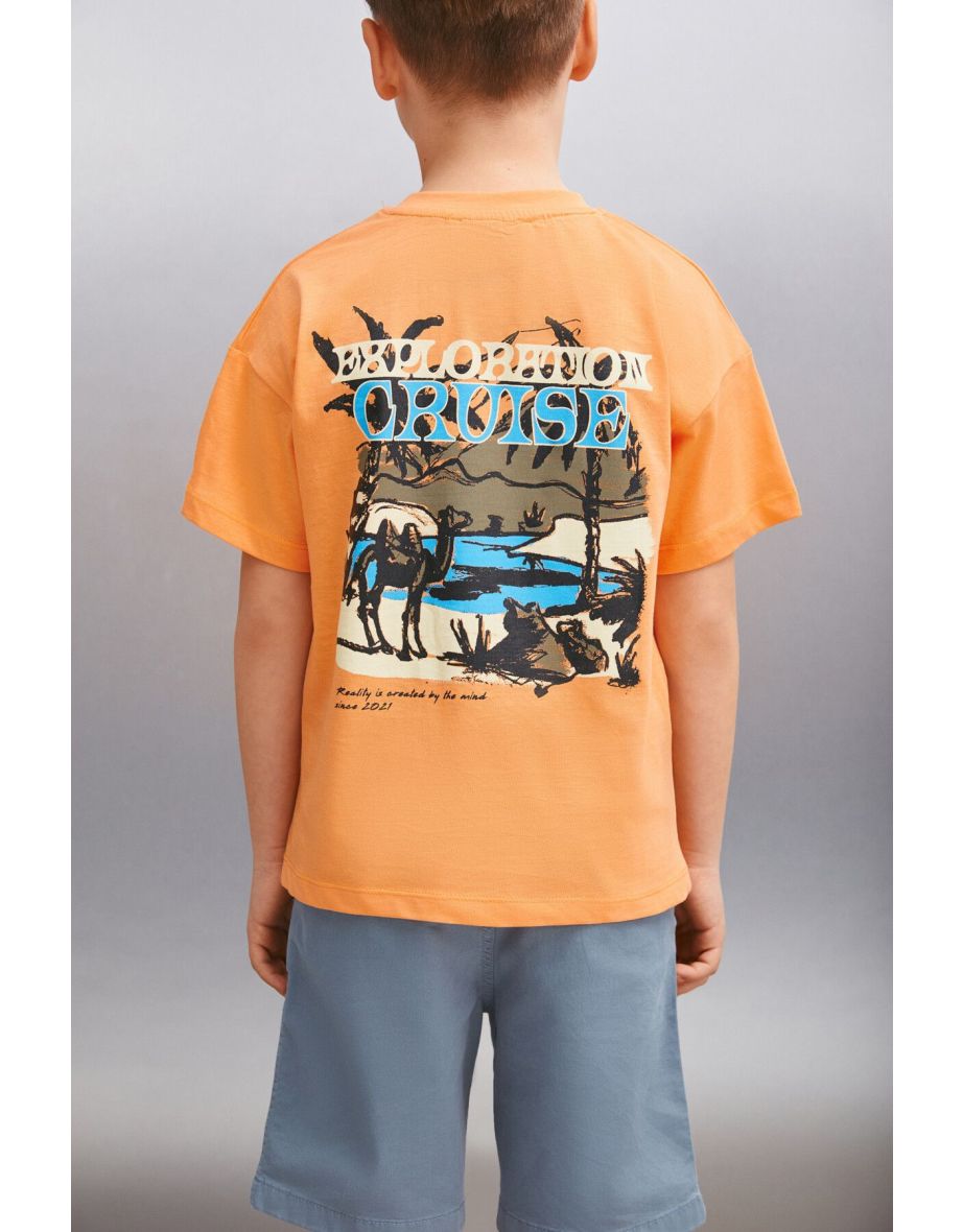 ORAN  Salmon T-Shirt - 5