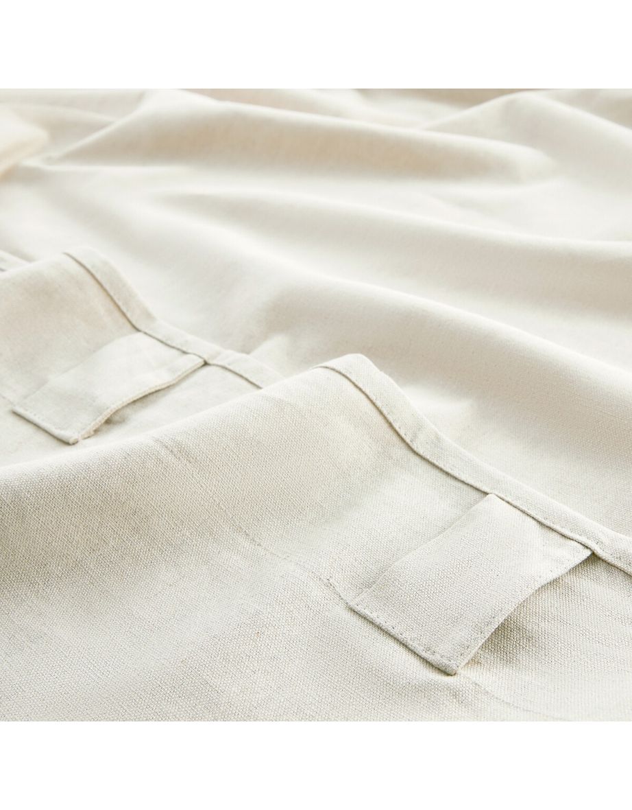 TAIMA Linen/Cotton Blend Single Curtain - 4