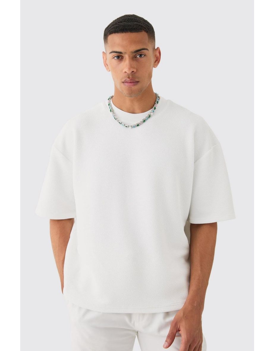 Extended white tee best sale