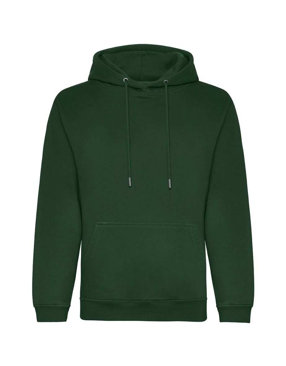 Awdis Mens Organic Hoodie - Bottle Green