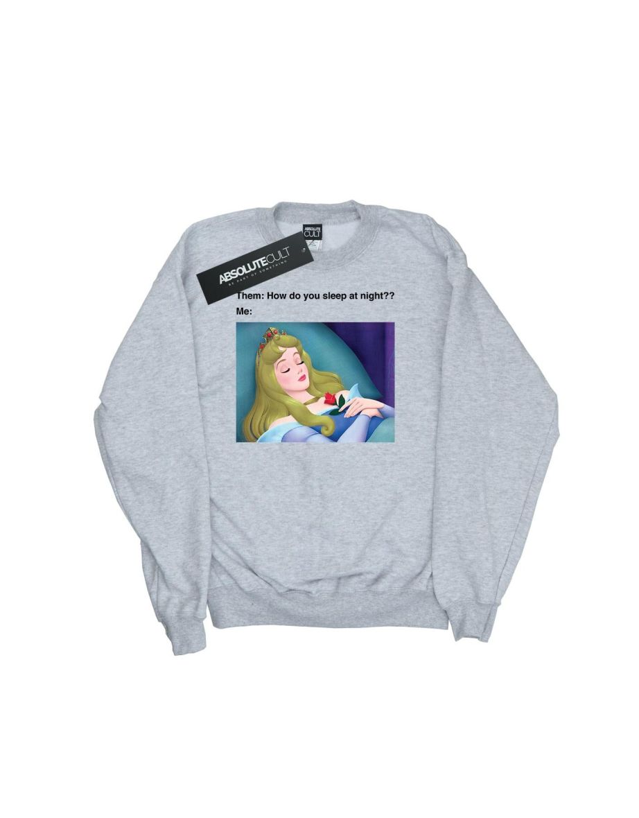 Disney Boys Sleeping Beauty Meme Sweatshirt - Sports Grey