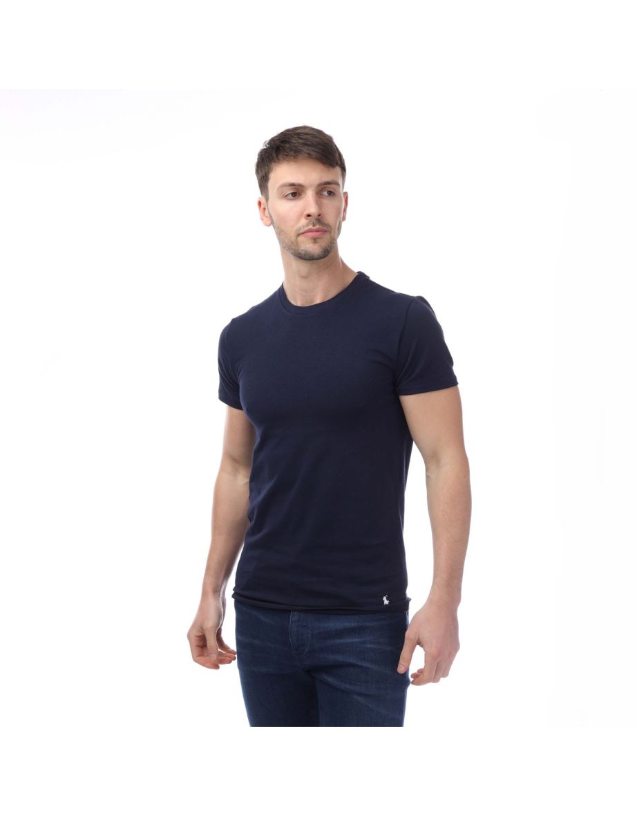 Men's Polo Ralph Lauren 2 Pack of Crew T-Shirts in Blue