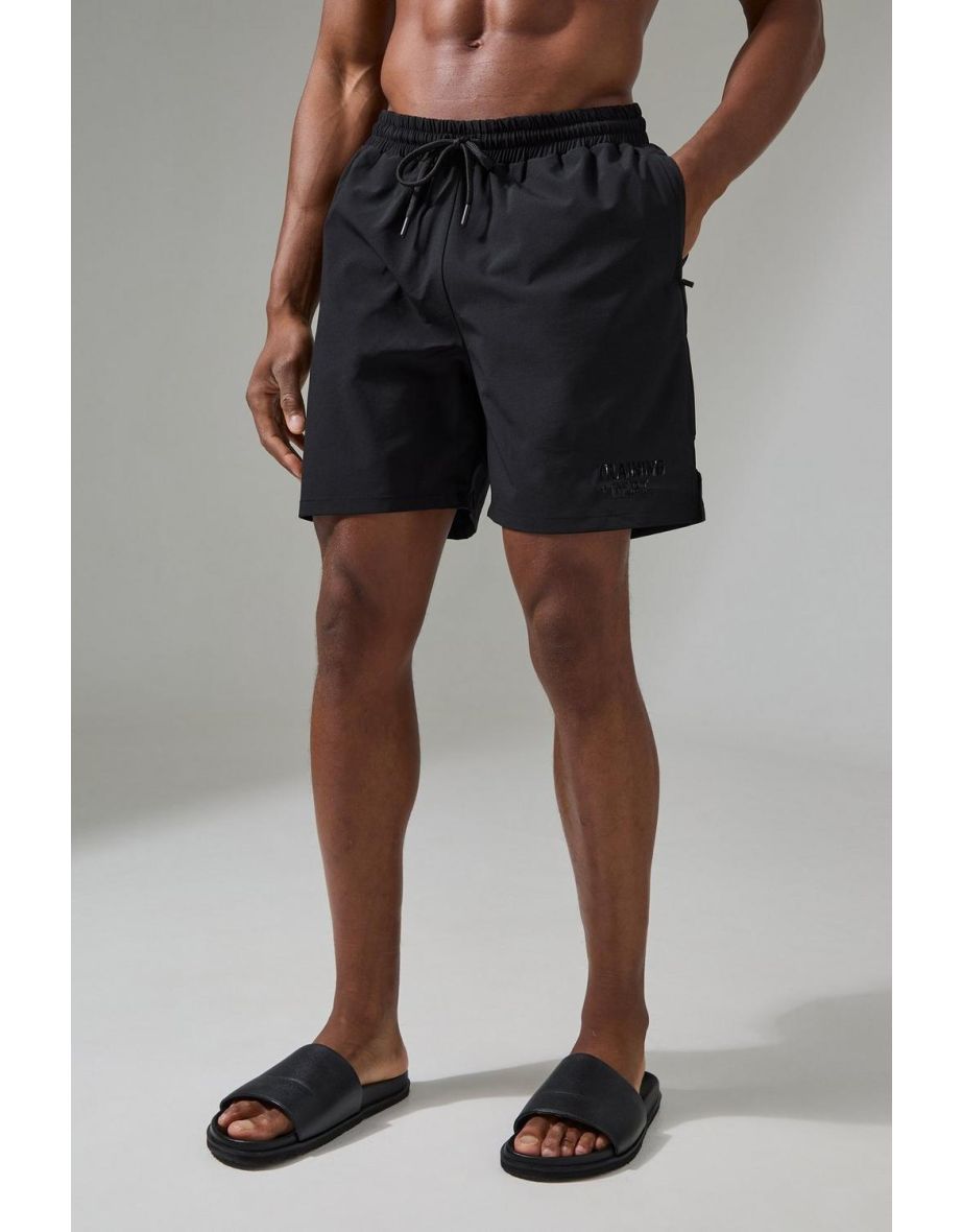 Active Training Dept.5inch Hybrid Swim Shorts - black