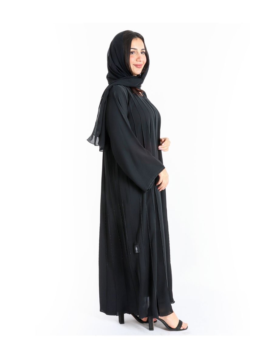 Royal Elegance Handwork Emirati Abaya - 3