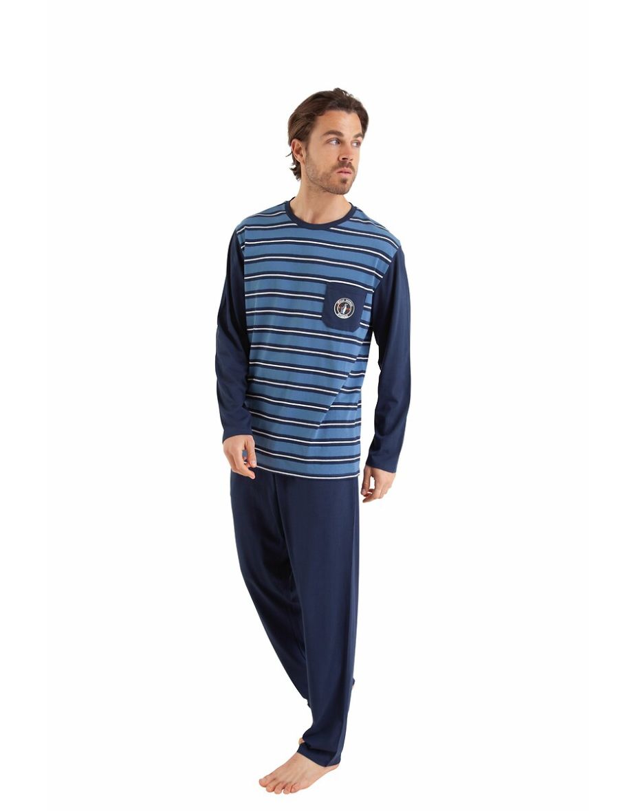 Cotton Crew Neck Pyjamas