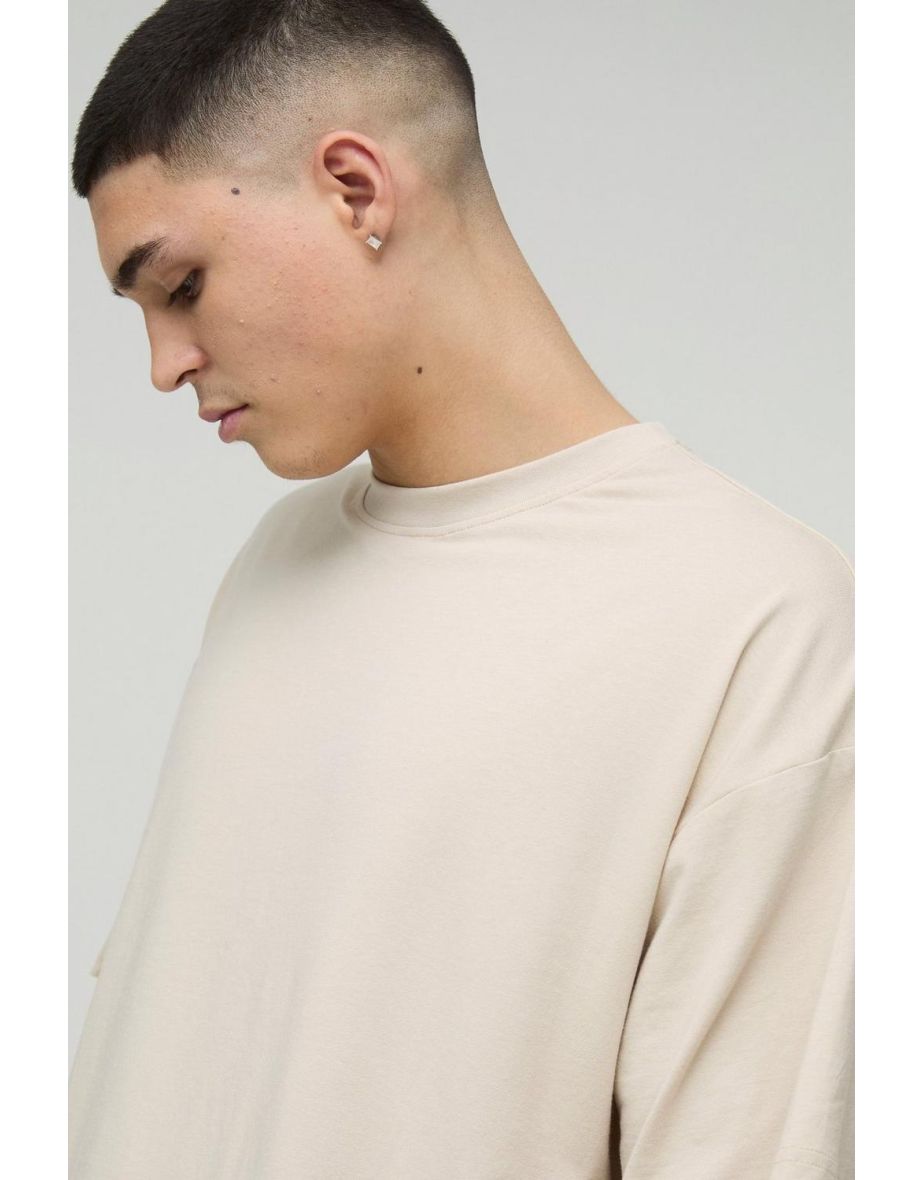 Premium Oversized Modal Content T-shirt - 2