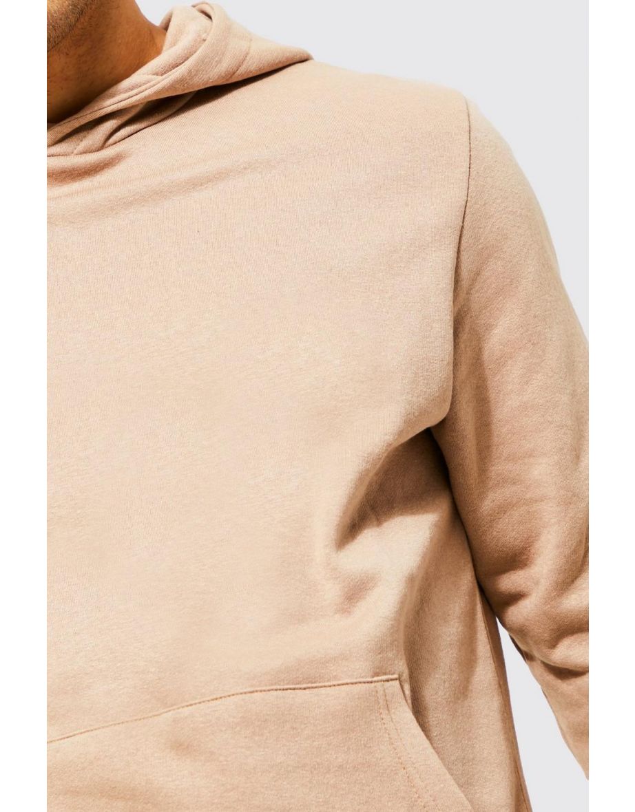 Lightweight Slim Fit Hoodie - taupe - 2