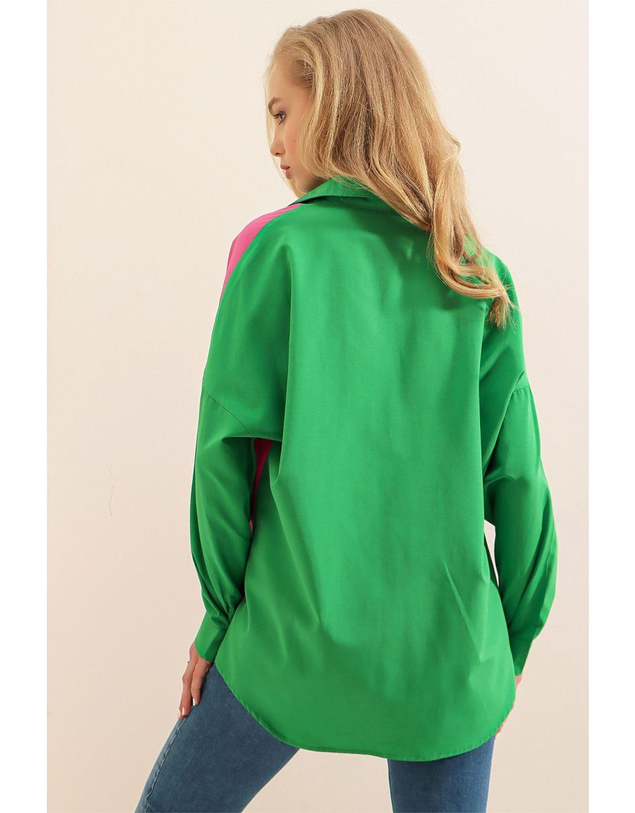 Shirt - Green - Regular fit - 4