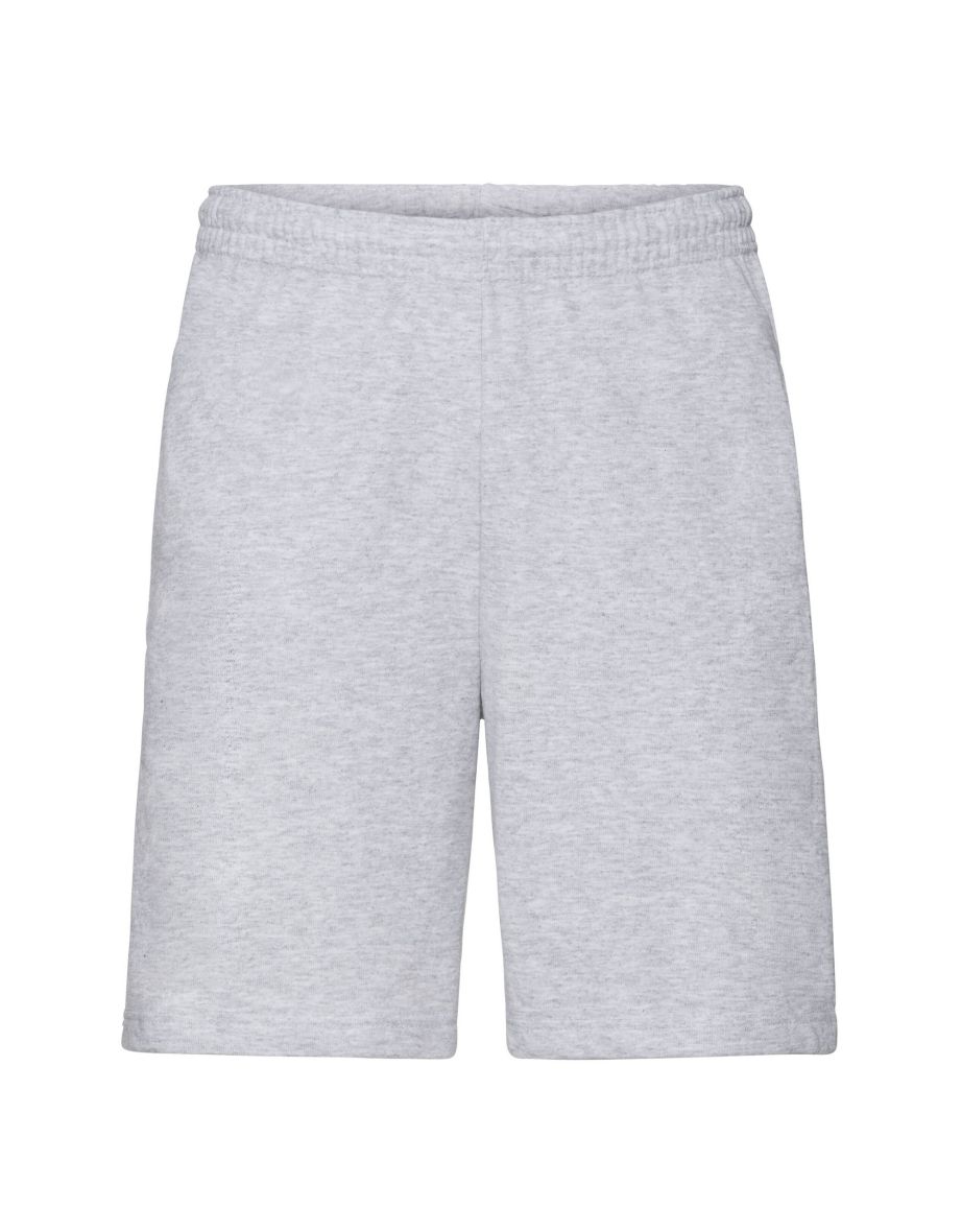 Fruit of the Loom Mens Lightweight Shorts - Heather Grey