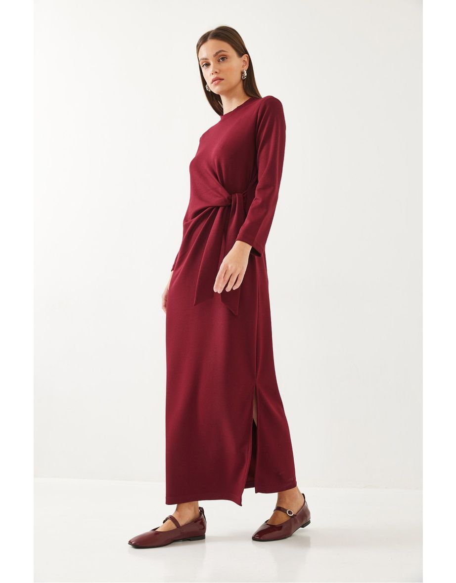 Women's Tie Detail Modal Dress - 6