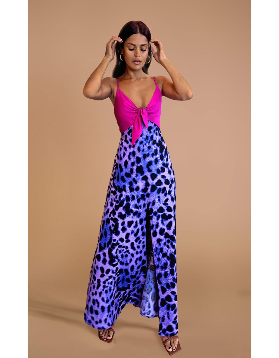 Dancing leopard 2024 maxi skirt