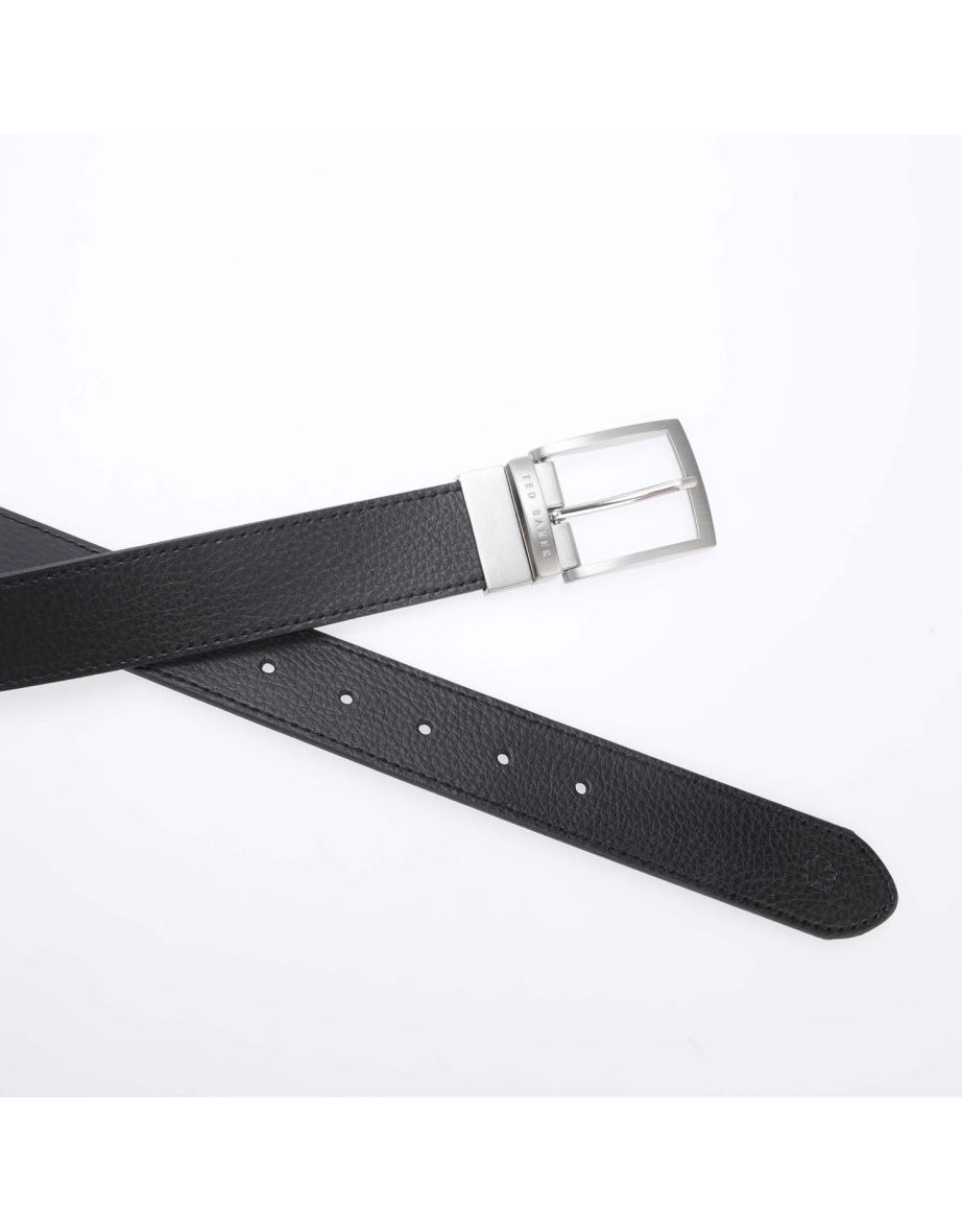 Accessories Ted Baker Breemer Reversible Leather Belt in Black - 2