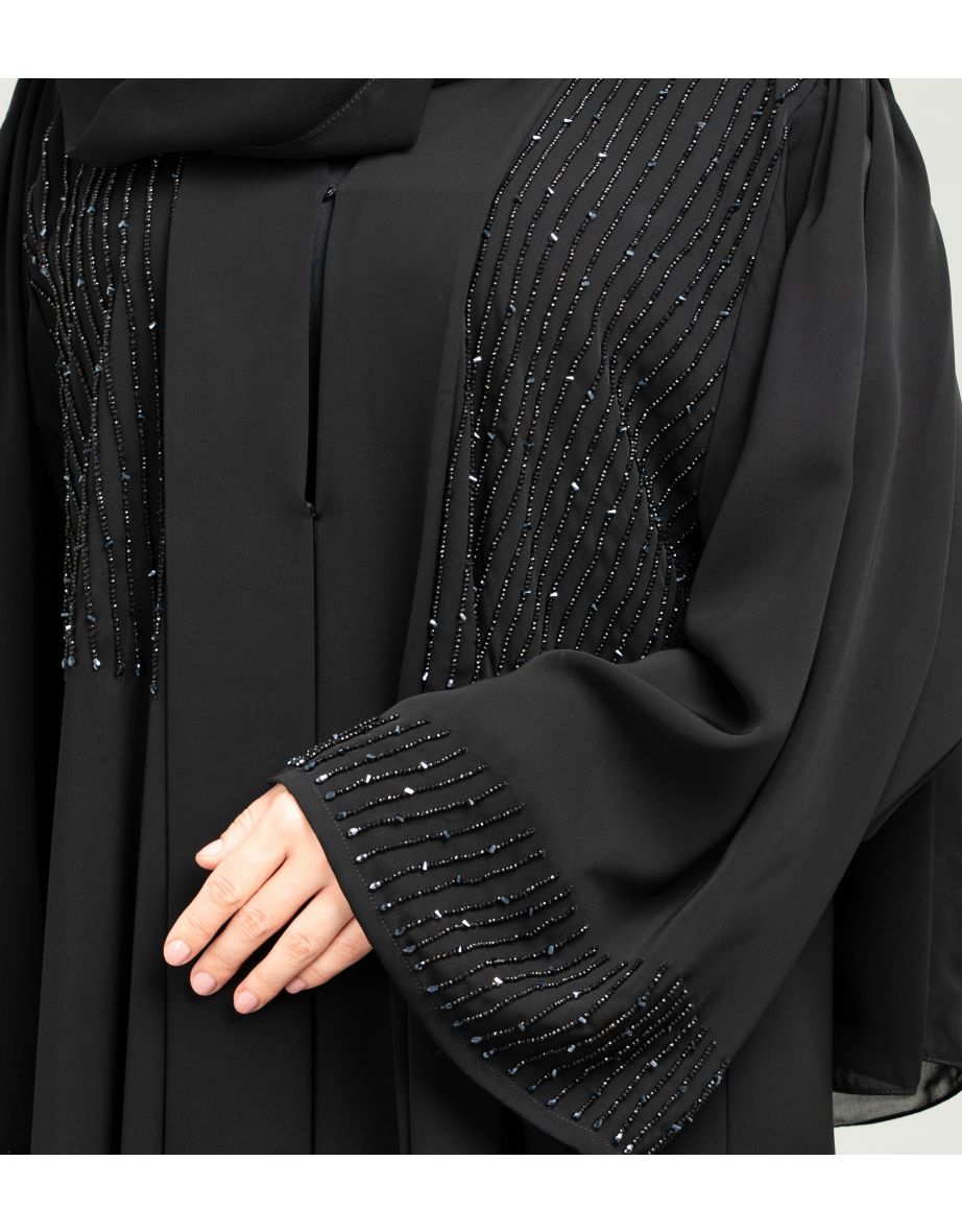 Royal Emboidery Emirati Abaya - 3