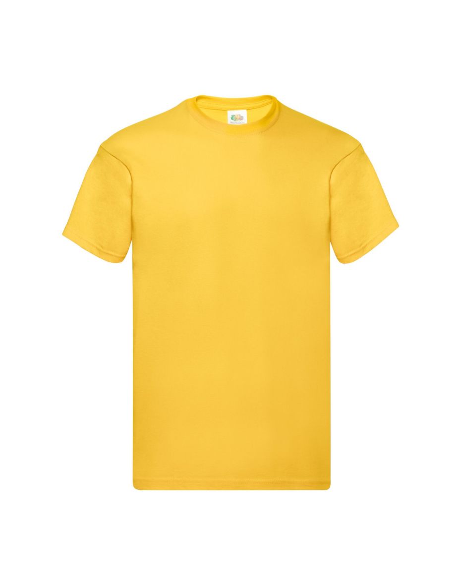 Fruit of the Loom Mens Original T-Shirt - Sunflower