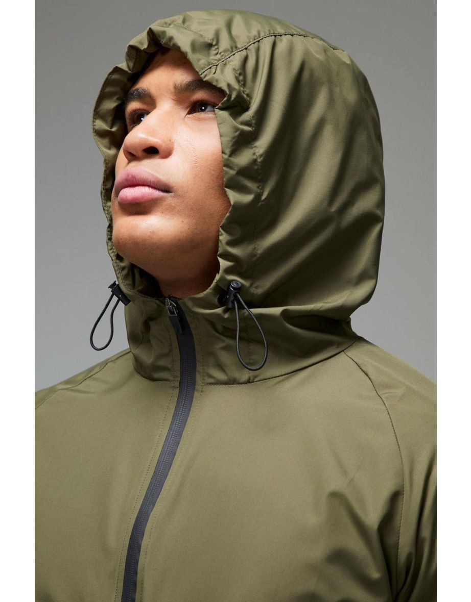 Man Active Ripstop Shower Resist Windbreaker - khaki - 2