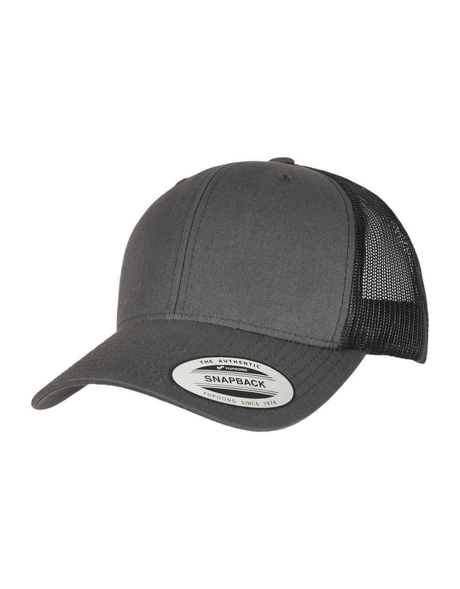 Flexfit Unisex Adult Classics Recycled Two Tone Trucker Cap - Charcoal/Black