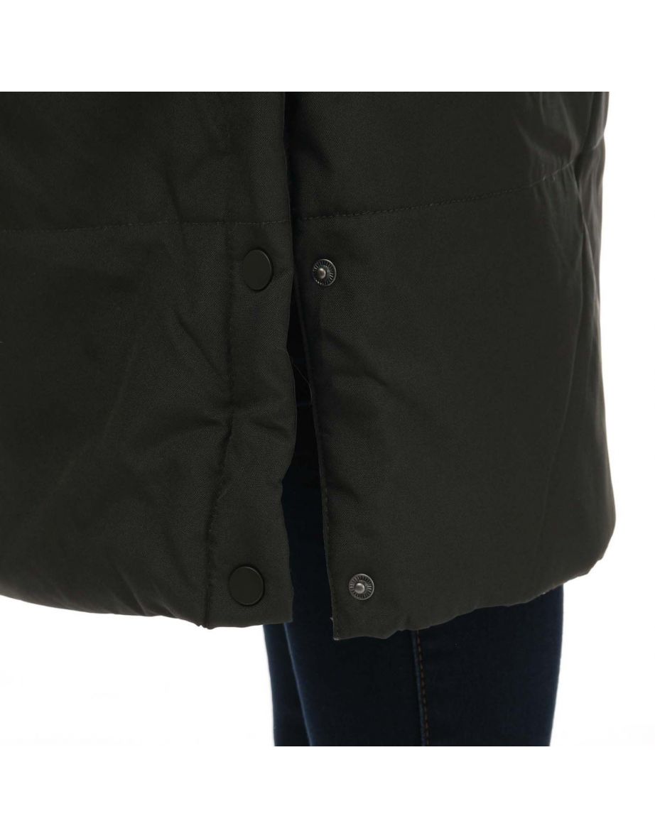 Women's Vero Moda Addison Long Coat in Green - 5