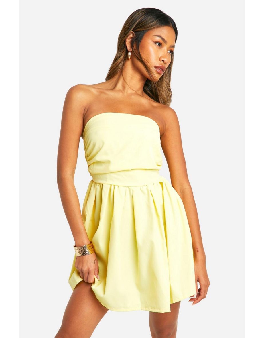 Lemon bandeau dress hotsell