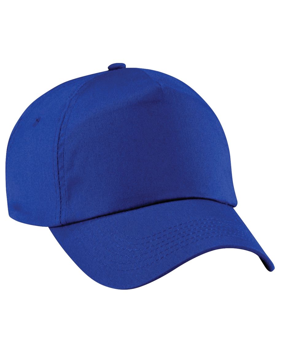 Beechfield Unisex Plain Original 5 Panel Baseball Cap - Royal