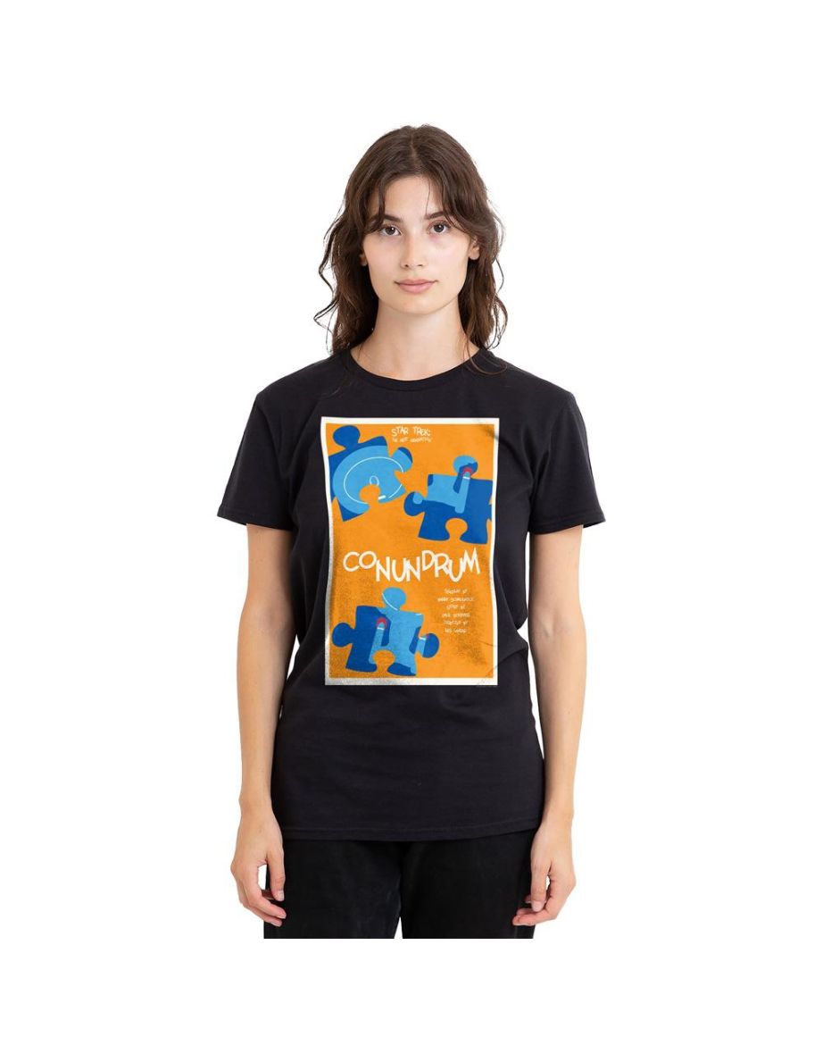 Star Trek Unisex Adult The Next Generation Season 5 Episode 14 T-Shirt - Black