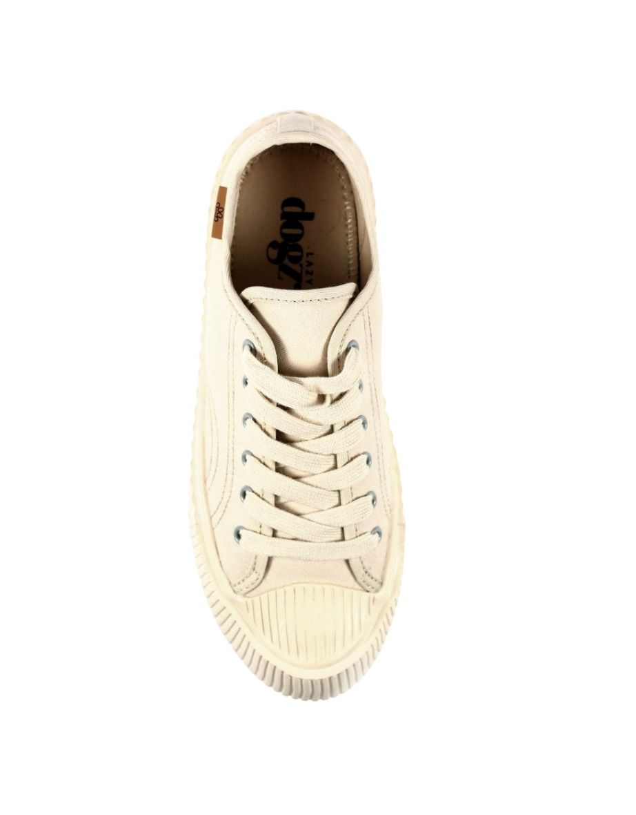 Lazy Dogz Womens/Ladies Jayne Trainers - Beige - 3