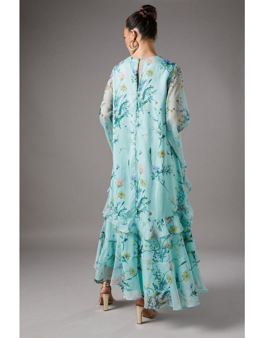 Volume Frill Maxi Dress - 3