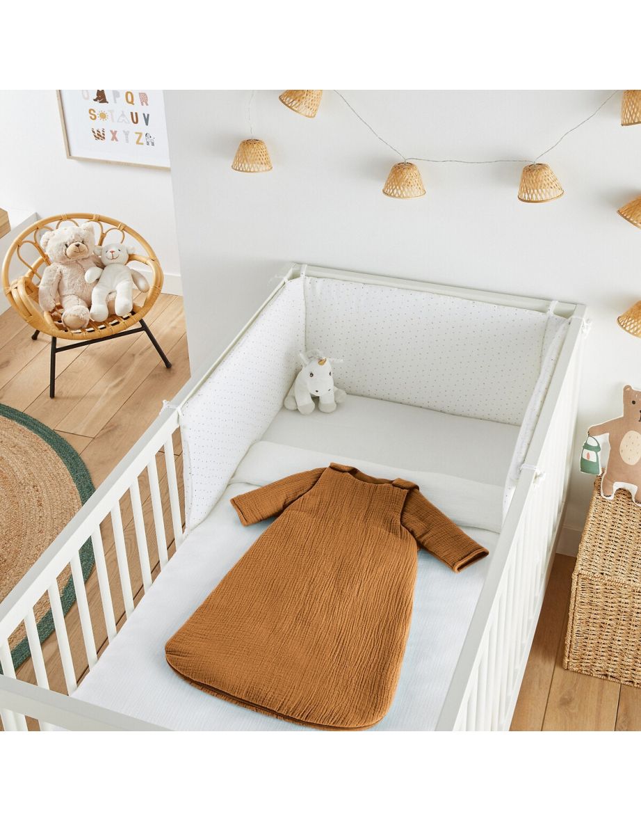 Cotton Muslin Sleep Bag with Removable Sleeves