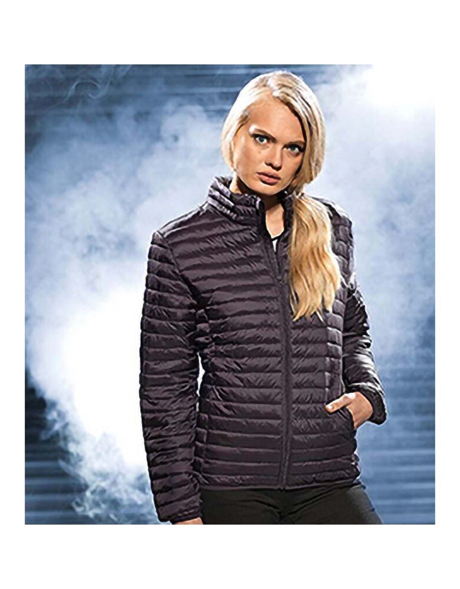 Ladies fitted padded jacket best sale