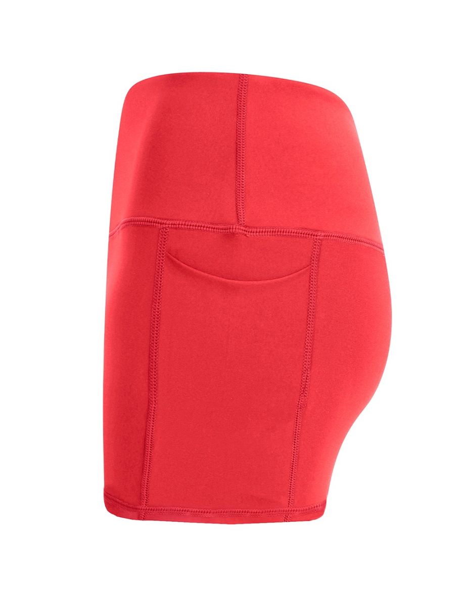 Tombo Womens/Ladies Pocket Shorts - Hot Coral - 2