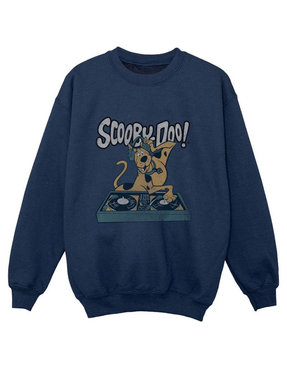 Scooby Doo Boys DJ Decks Sweatshirt - Navy Blue