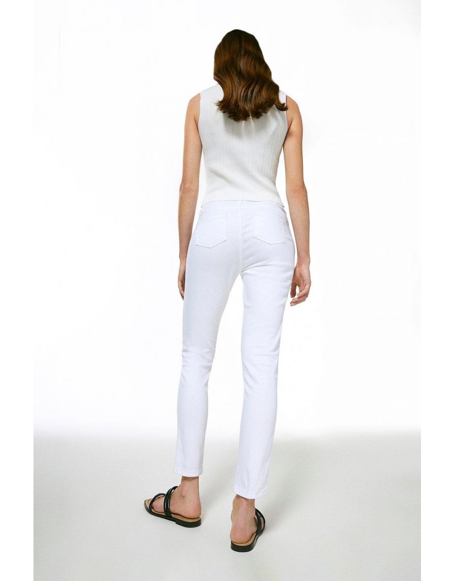 Karen Millen White Denim Jegging - 2