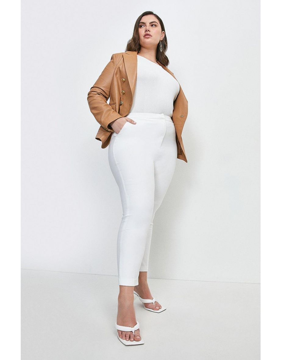 Curve Cotton Sateen Trouser
