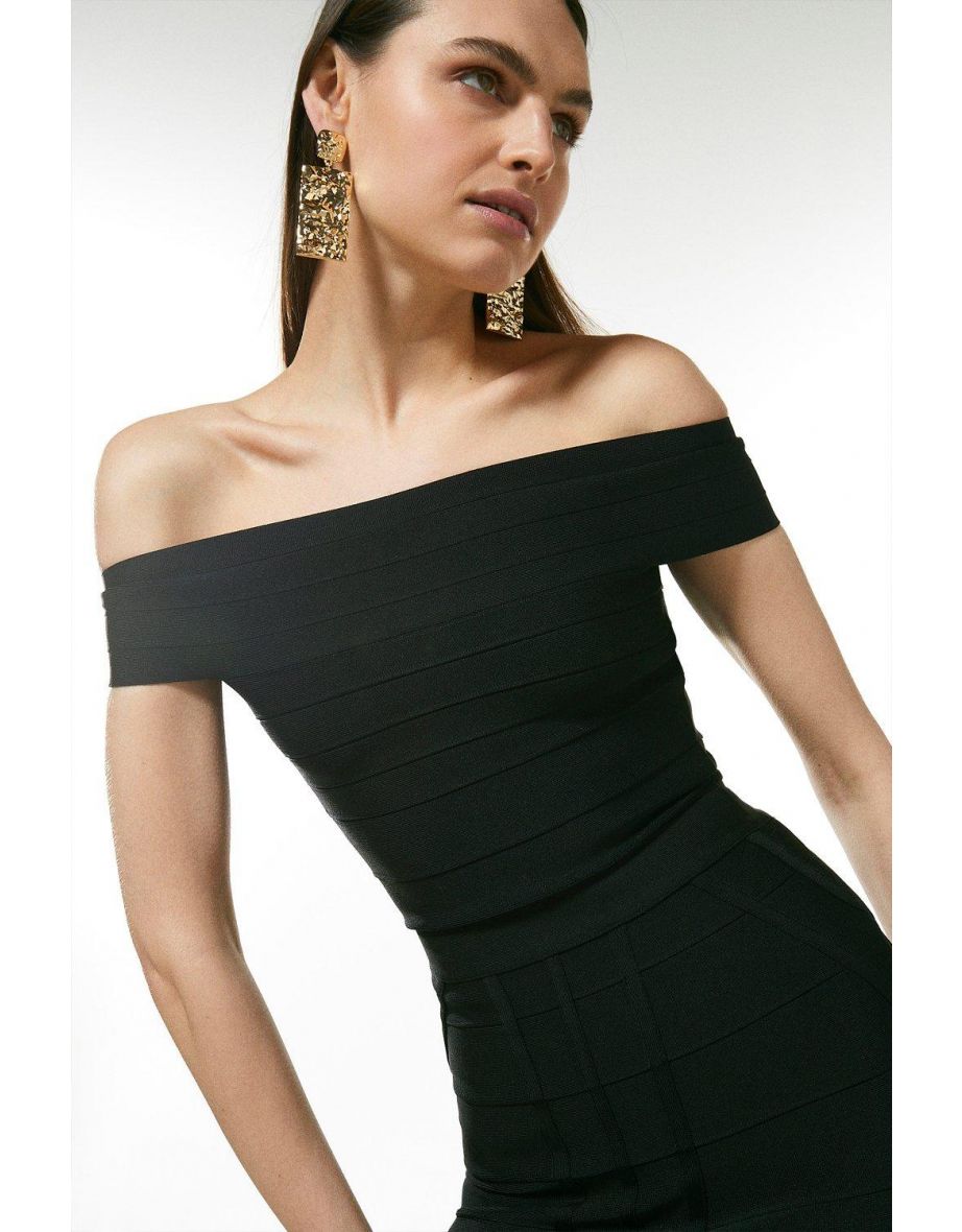 Knitted Bandage Bardot Top